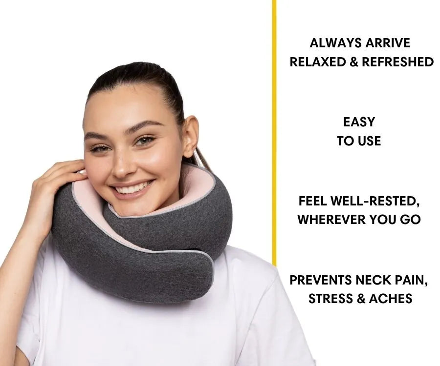 WANDER+ Pillow in Pink, worn, with the key benefits
