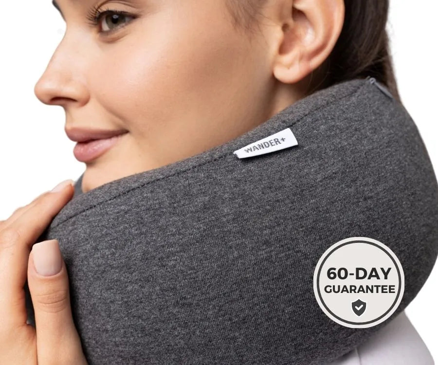 WANDER+ Pillow in Black, product photo